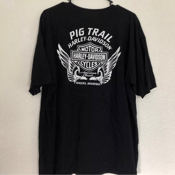 Harley Davidson The Baddest of Them All Pig Trail Harley Davidson T Shirt XL. - Picture 3 of 4